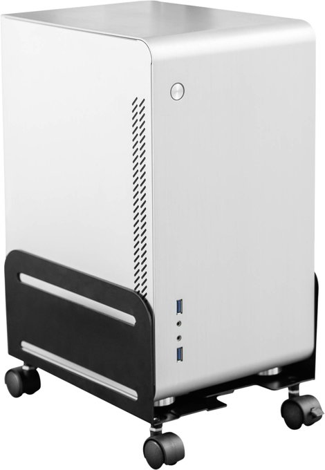 SpeaKa Professional SP-PCS-150 SP-9009204 Számítógép tartó Padló, Álló Fekete Terhelhetőség: 10 kg 6. kép