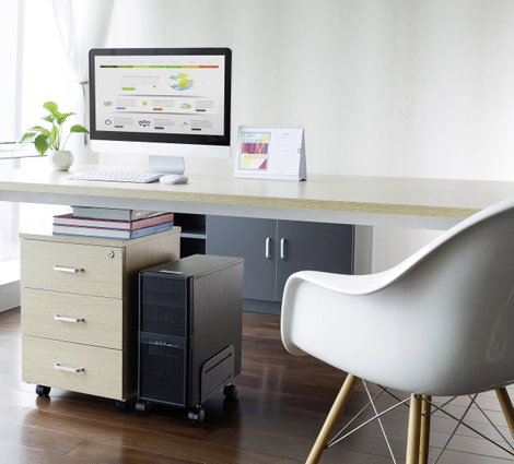 SpeaKa Professional SP-PCS-150 SP-9009204 Számítógép tartó Padló, Álló Fekete Terhelhetőség: 10 kg 7. kép