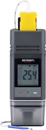 Hőmérséklet adatgyűjtő fali tartóval -200...1372 °C, PDF funkció, Voltcraft DL-240K bélyegkép
