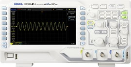 Digitális oszcilloszkóp 200 MHz 2 csatornás 1 GSa/mp 24000 kpts 8 bit, Rigol DS1202Z-E