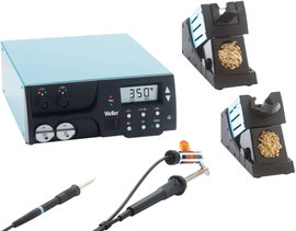 Weller WR 2002 Forrasztó-/kiforrasztó állomás digitális 250 W, 300 W 50 - 550 °C Tartóval, Forrasztó