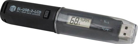Lascar Electronics EL-USB-2-LCD EL-USB-2-LCD Multi adatgyűjtő Mérési méret Hőmérséklet, Légnedvesség