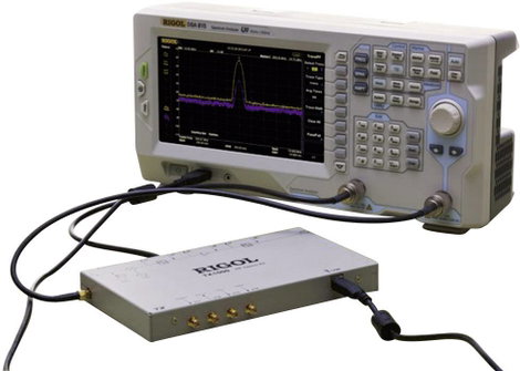 Spektrumanalizátor 9 kHz - 1,5 GHz, sávszélesség (RBW) 100 Hz, Rigol DSA815-TG 9. kép