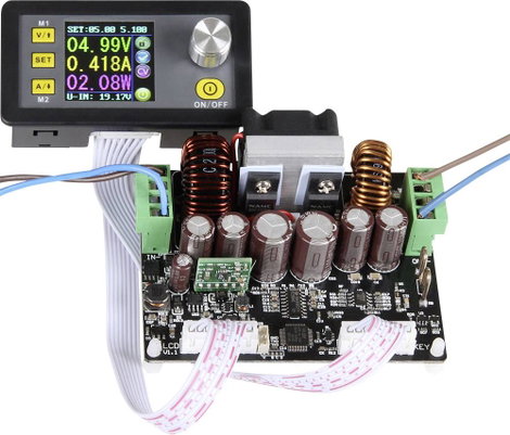 Joy-it JT-DPH5005 Labortápegység, step up/step down 0 - 50 V 0 - 5 A 250 W Csavaros szorítók Távirán 4. kép