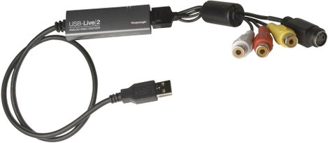 Hauppauge WIN TV USB-Live2 Videó digitalizáló Videószerkesztő szoftverrel, Plug and Play 2. kép