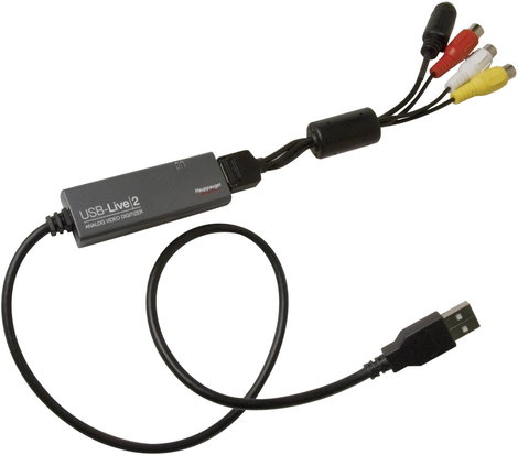 Hauppauge WIN TV USB-Live2 Videó digitalizáló Videószerkesztő szoftverrel, Plug and Play 3. kép