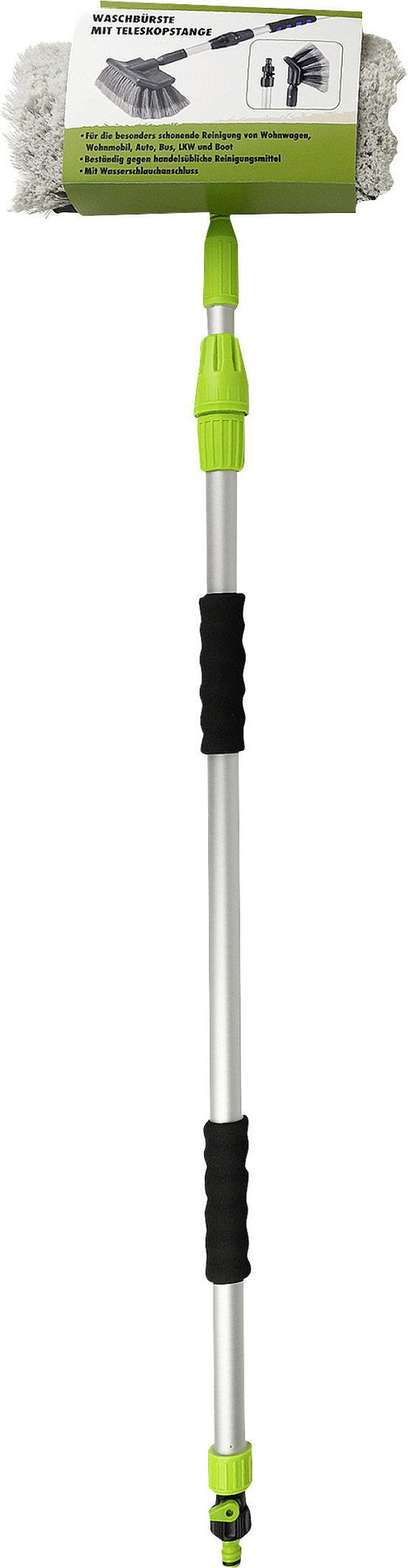 Calima 46006 #####Mikrofaser Waschmopp mit Teleskopstange 1 db (H x Sz x Ma) 11 mm x 28 cm x 118 mm 4. kép