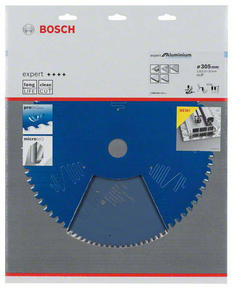 Bosch Accessories Expert for Aluminium 2608644115 Körfűrészlap 305 x 30 x 2 mm Fogak száma (collonké 2. kép