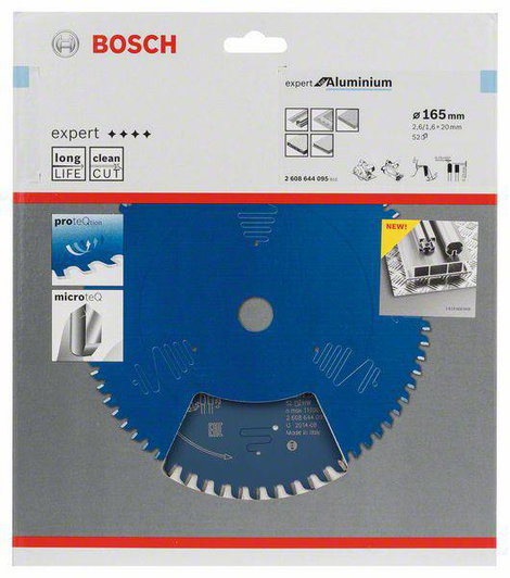 Bosch Accessories Expert for Aluminium 2608644095 Körfűrészlap 165 x 20 x 1.6 mm Fogak száma (collon 2. kép