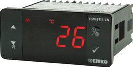 Hőmérséklet szabályozó, PTC, NTC, relés, 5 A, relés, 16 A, 65 x 76 x 35 mm, Emko