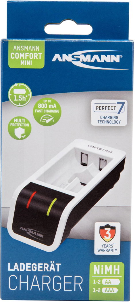 Ansmann Comfort Mini Hengeres akku töltő NiMH Mikro (AAA), Ceruza (AA) 11. kép