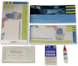 ACE Kit X 100338 Drogteszt készlet Vizeletvizsgálat, Kenet Ellenőrizhető drogok=Amfetamin, MDMA, Met