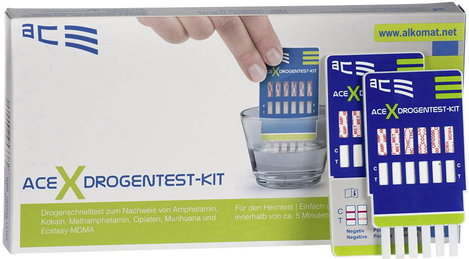 ACE Kit X 100338 Drogteszt készlet Vizeletvizsgálat, Kenet Ellenőrizhető drogok=Amfetamin, MDMA, Met 3. kép