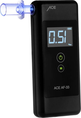 Digitális alkoholteszter 0.00...5.00 ‰, ACE AF-33