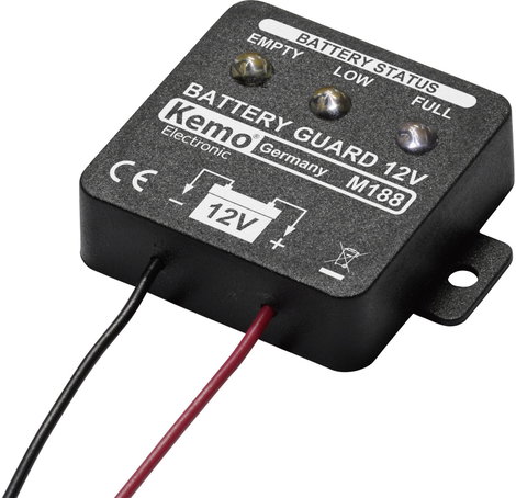 Akku ellenőrzőmodul 10,4 - 15,5 V/DC, Kema M188