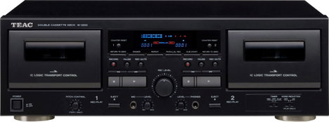 Tape deck TEAC W-1200 Fekete
