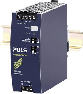 PULS Puls Kalapsínes tápegység 48 V 10 A 480 W Kimenetek száma:1 x Tartalom, tartalmi egységek rende