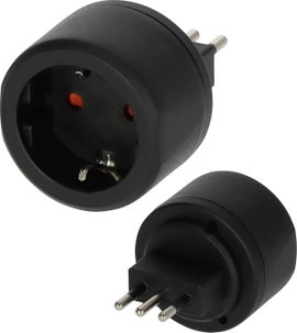 Olasz/magyar konnektor átalakító úti adapter, Brennenstuhl 1508470
