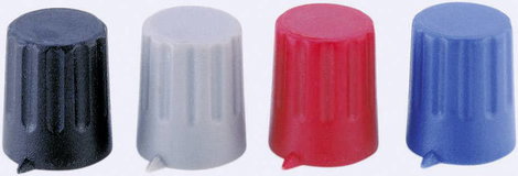 Forgatógomb 12/6 mm piros