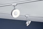 Nagyfeszültségű sínrendszer lámpa URail Fixen beépített LED-es 5 W LED Paulmann Circle Króm (matt) bélyegkép
