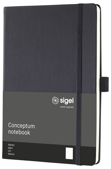 Sigel CONCEPTUM® CO120 Jegyzettömb üres Fekete Lapok száma: 97 DIN A5 15. kép