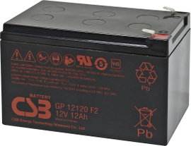 CSB Battery GP 12120 Standby USV Ólomakku 12 V 12 Ah Ólom-vlies (AGM) (Sz x Ma x Mé) 151 x 100 x 98 