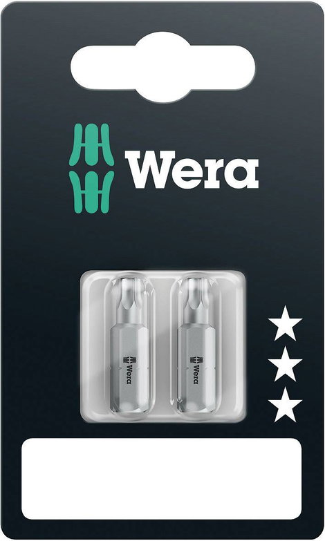 2 db 867/1 Z TORX® bit, 2 x T10 x 25 mm Wera 05073313001 Hossz:25 mm