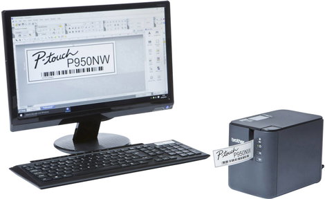 Brother P-touch P950NW Feliratozó készülék Alkalmas feliratozó szalag: TZe, HSe, HGe, STe, FLe 3.5 m 2. kép