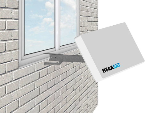MegaSat D4 Profi Line SAT antenna Fehér 4. kép