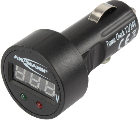 Szivargyújtós akkufeszültségmérő 12/24V Ansmann PowerCheck 3. kép