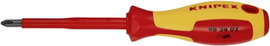 VDE kereszt csavarhúzó, PH 2, Knipex 98 24 02