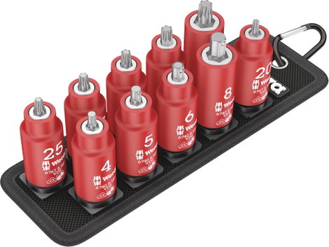 Wera Belt B VDE 1 Zyklop Dugókulcs bit betét készlet 3/8 10 részes 05004930001