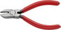 Oldalcsípőfogó, lágy/közepes/kemény huzal max.: Ø 3/2/1,2 mm, Knipex 70 01 110 EAN bélyegkép