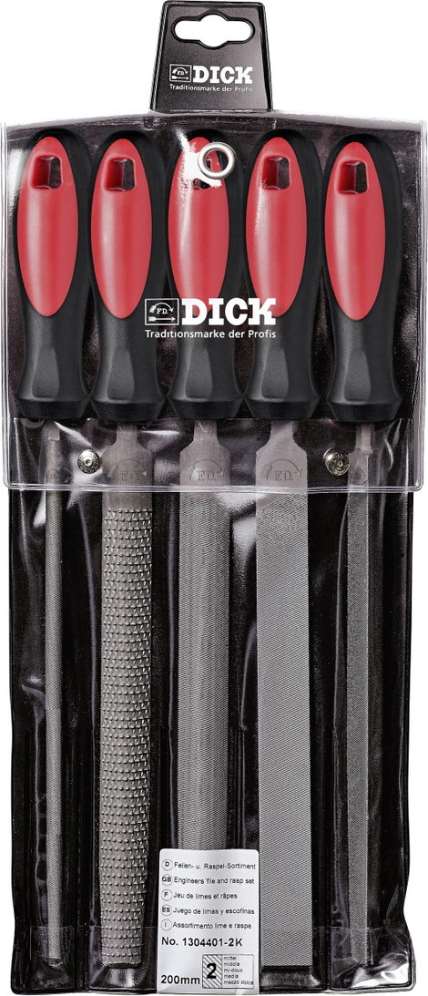 Dick 1304401-2K 5 db fájl / raszterkészlet Vágáshossz 200 mm 1 készlet