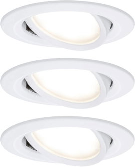 Beépíthető LED lámpakészlet 19,5 W, 3 részes, fehér (matt), Paulmann 93485 Nova