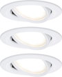 Beépíthető LED lámpakészlet 19,5 W, 3 részes, fehér (matt), Paulmann 93485 Nova bélyegkép