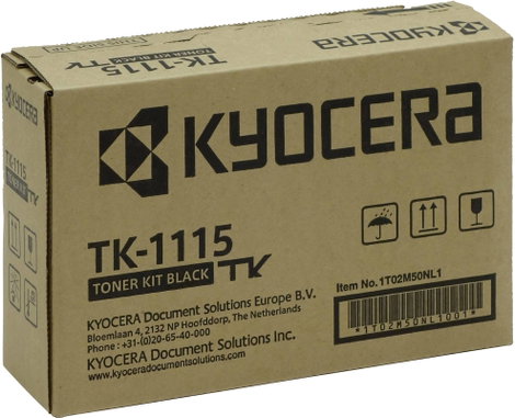 Kyocera Toner TK-1115 1T02M50NLV Eredeti Fekete 1600 oldalak