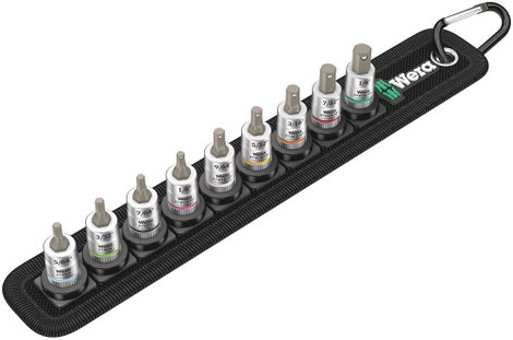Wera Dugókulcs betét készlet 1/4 (6,3 mm) 11 részes 05003884001