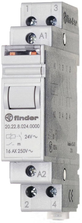 Impulzus relé 2z 12 VDC 16 A sorozat 20
