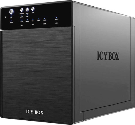 ICY BOX 20640 8,9 cm-es (3,5) merevlemez keret 3.5 coll USB 3.2 (1. generáció) (USB 3.0), eSATA