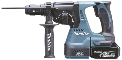 Makita SDS-Plus-Akkus kombi kalapács 18 V 5 Ah Lítiumion