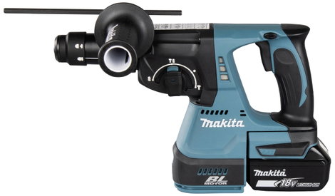 Makita SDS-Plus-Akkus kombi kalapács 18 V 5 Ah Lítiumion 2. kép
