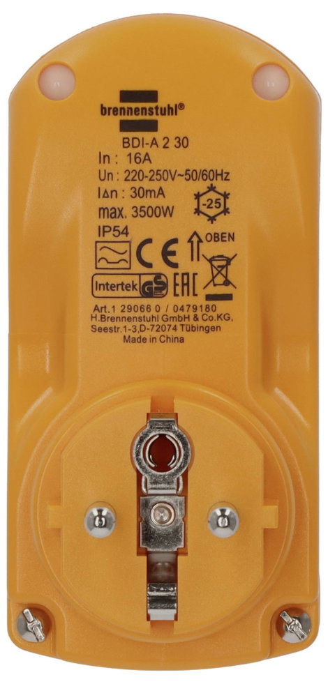 Köztes dugalj PRCD-vel Brennenstuhl 1290660 4. kép