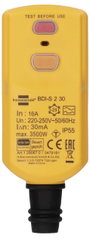 Brennenstuhl 1290670 Személyvédő köztes dugó PRCD 230 V Sárga IP55 2. bélyegkép