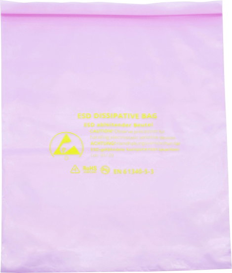 Quadrios ESD tasak (H x Sz) 300 mm x 400 mm Disszipatív ESD jelölés D 10 db 2. kép