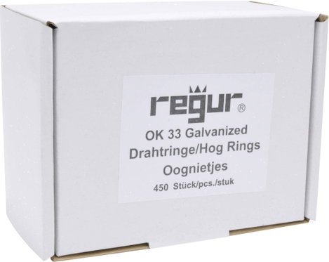 Regur OK 33 horganyzott gyűrűk 450 db Regur 60721 Méret (H x Sz) 35 mm x 95 mm 2. kép
