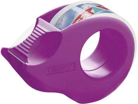 Mini adagoló, tesafilm® , fekete, Lila, rózsaszín, kék 58230 TESA, tartalom: 1 db 3. kép