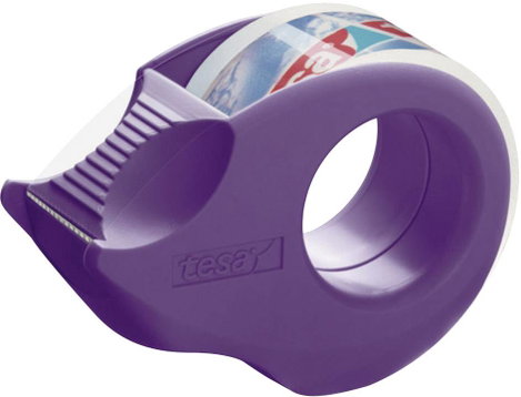 Mini adagoló, tesafilm® , fekete, Lila, rózsaszín, kék 58230 TESA, tartalom: 1 db 5. kép