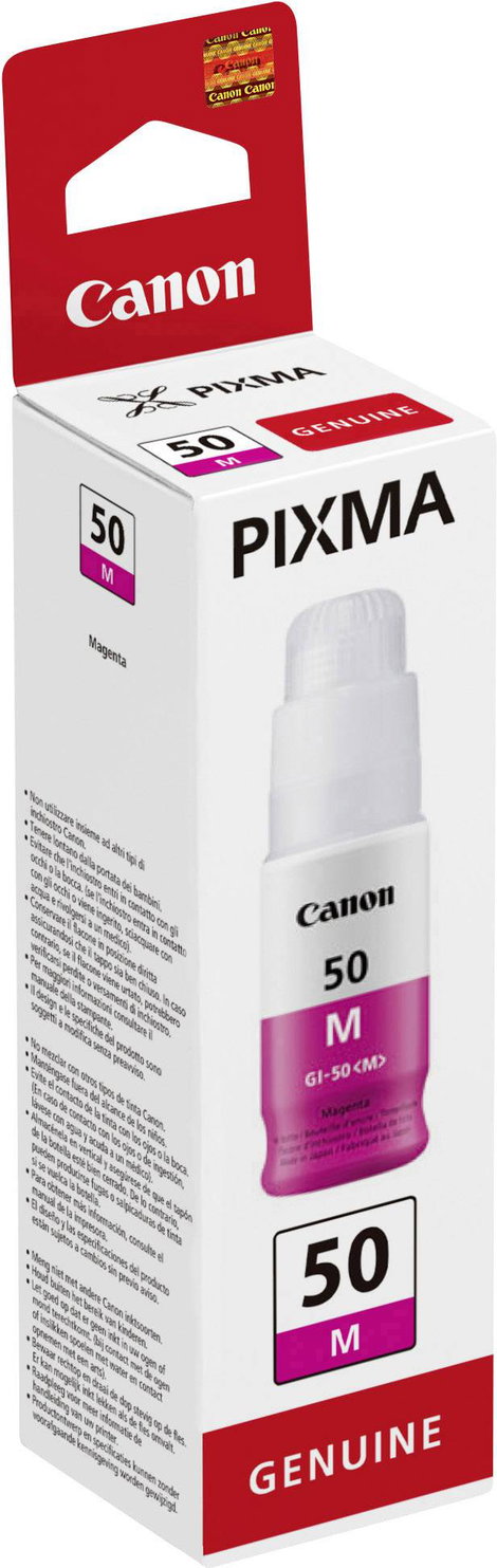 Canon 3404C001 GI-50 M Utántöltő tinta Alkalmas a gyártó készülékeihez: Canon Bíbor Festékmennyiség  2. kép
