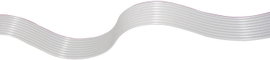 econ connect 28AWG9GR Szalagkábel Raszterméret: 1.27 mm 9 x 0.08 mm² Szürke 30.50 m